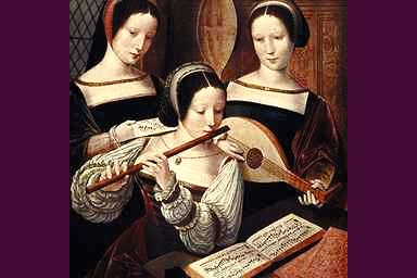 Three Musical Ladies (Unknown)