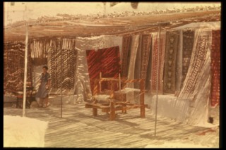 A Carpet Shop On Thera