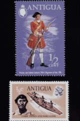 Historical Stamps from Antigua
