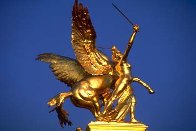 BRONZE CUPID ON THE PONT ALEXANDRE III, FRANCE